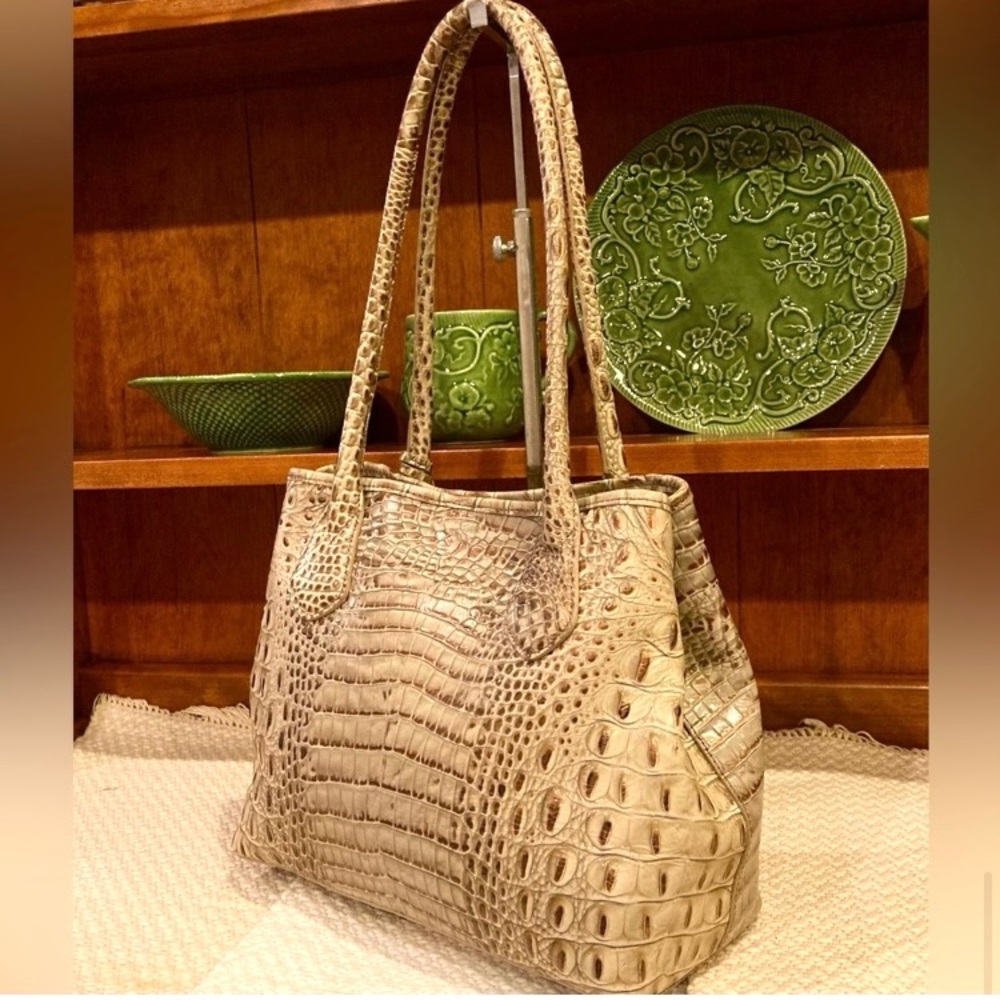 🤎🌟EUC Brahmin Expandable Anytime Tote in Savino Melbourne🌟 - Picture 12 of 12